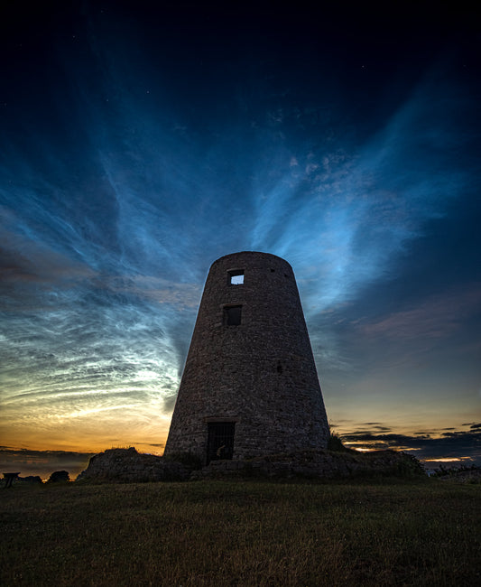 Noctilucent Clouds Cleadon Mill