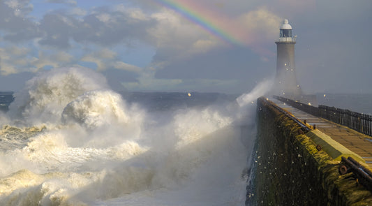 Wild seas and rainbows