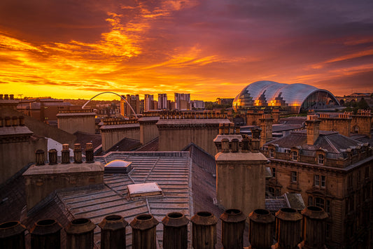 Sunrise over the Tyne