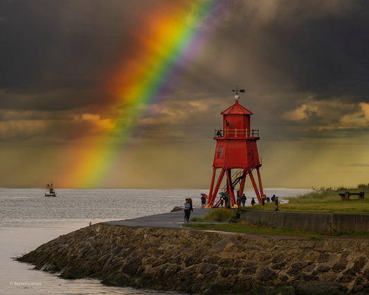 Rainbow at the Groyne