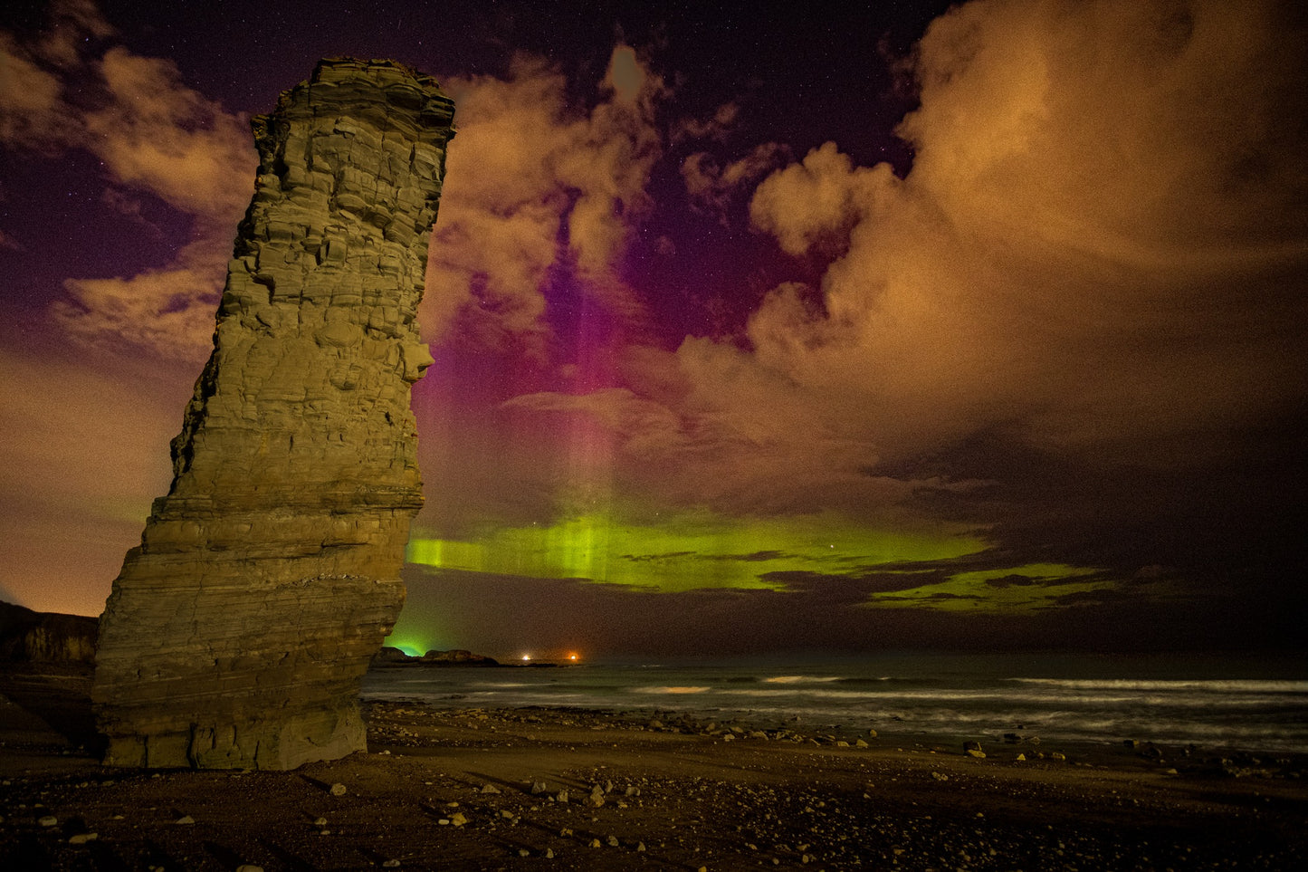 The Northern Lights at Marsden Beach