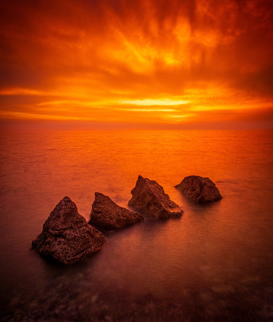 Sunrise at the Four Sisters