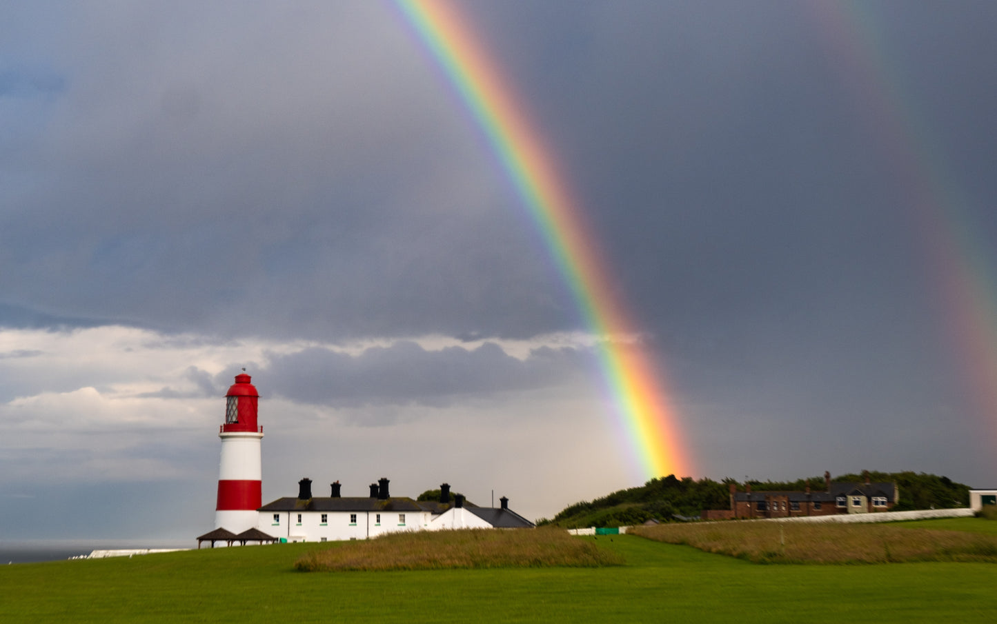 Double rainbow at Souter