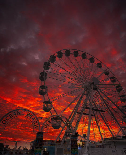 Sunrise at the Fairground