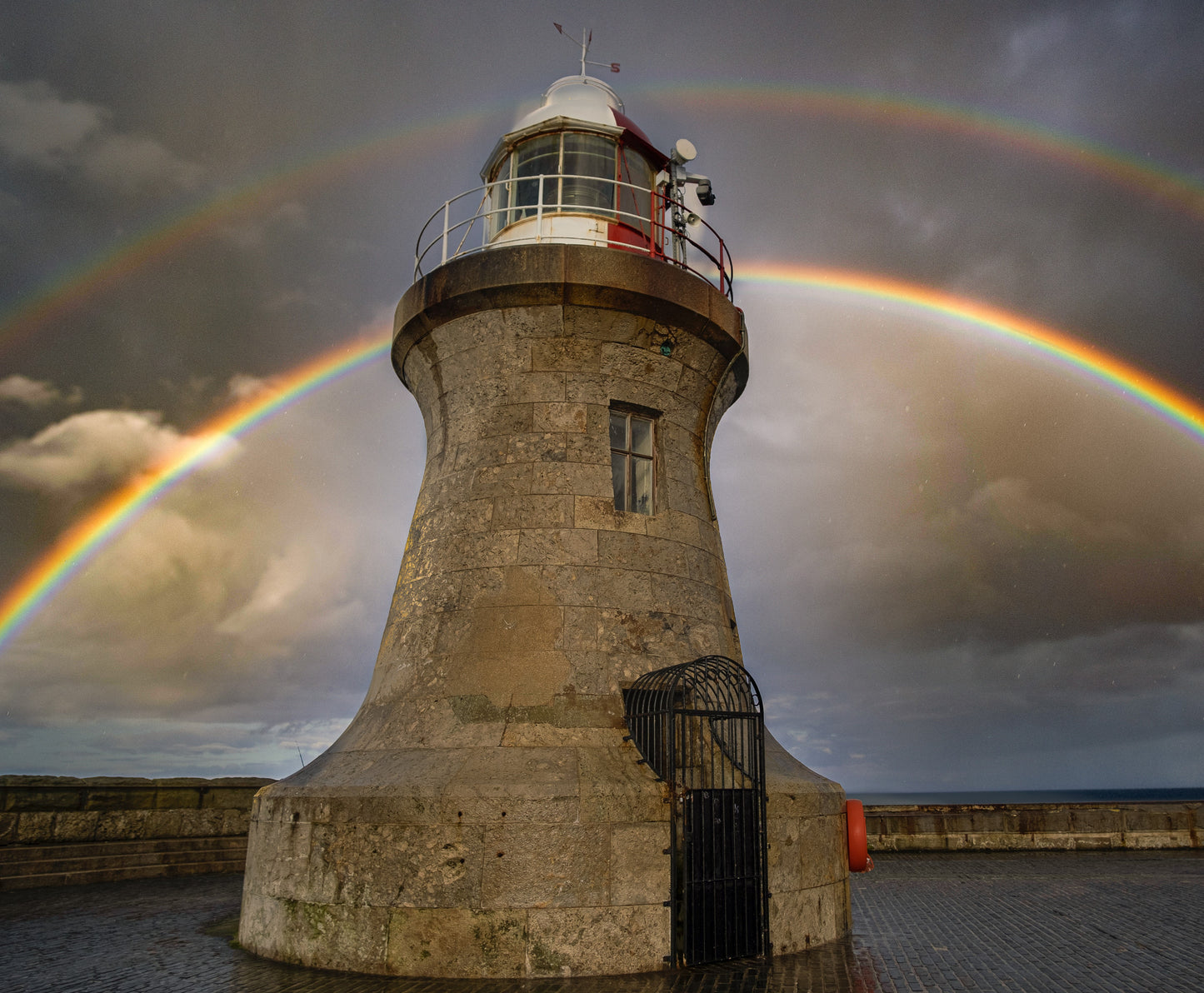 Rainbow South Shields Lighthouse