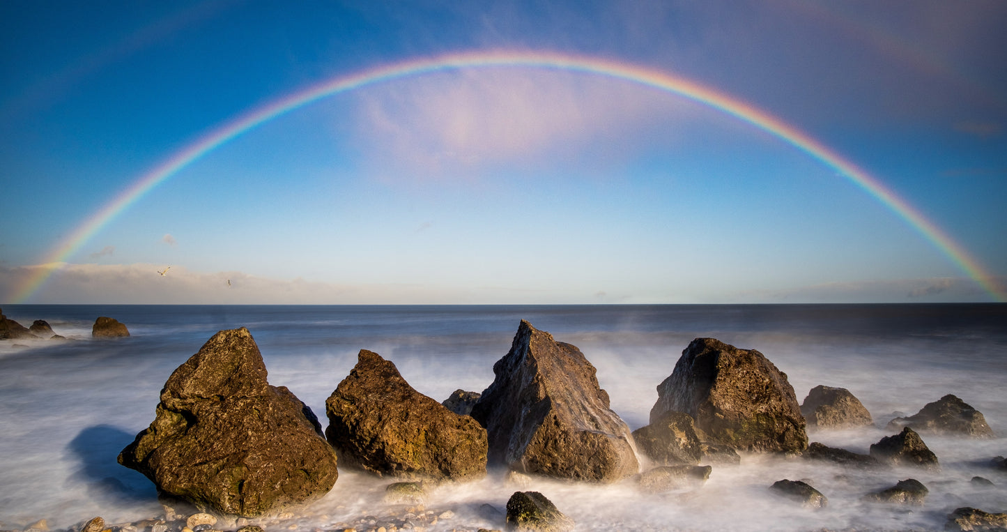 Rainbow over the Four sisters