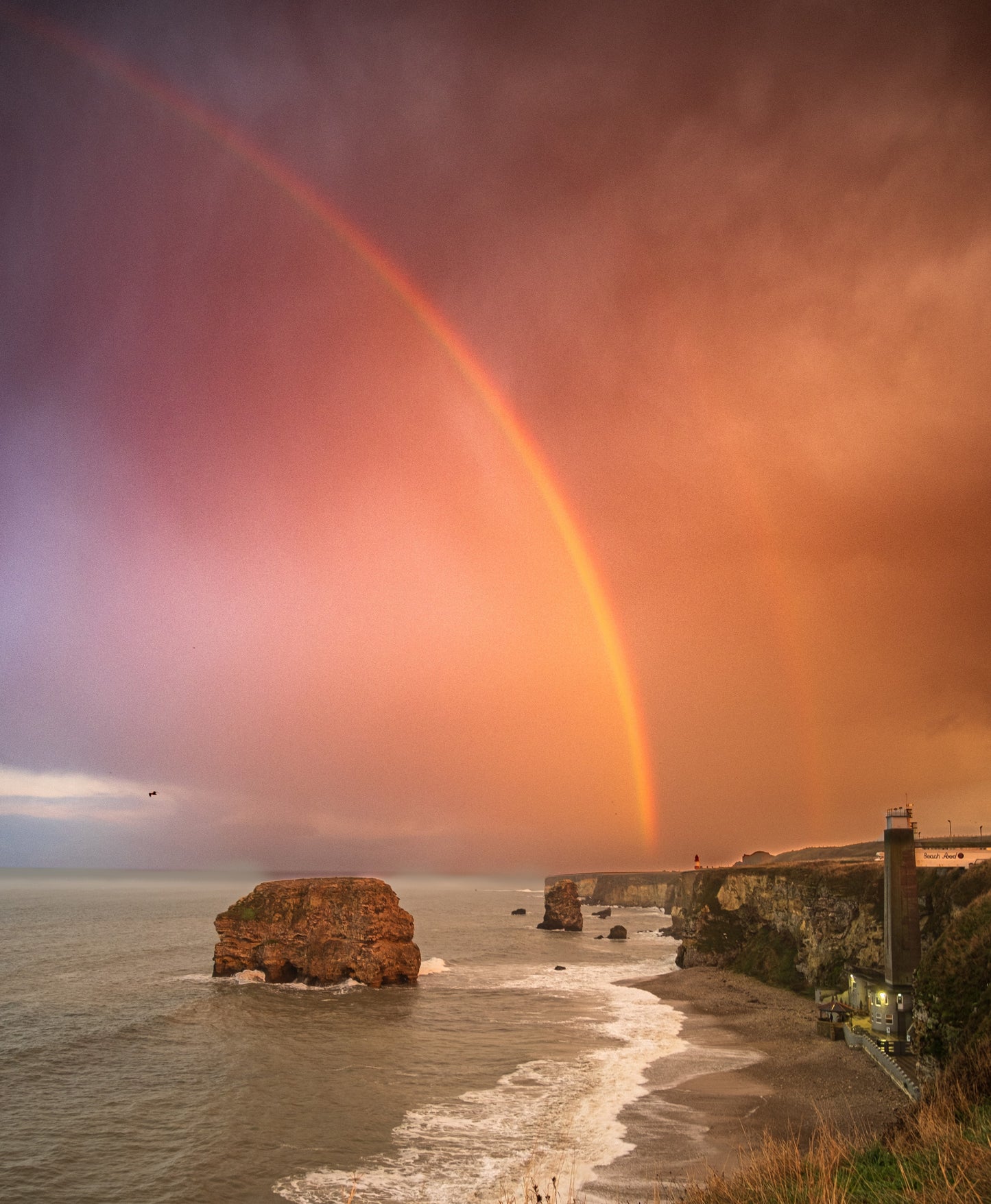 Rainbow over Marsden Bay