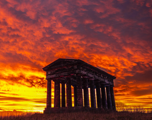 Sunset at Penshaw