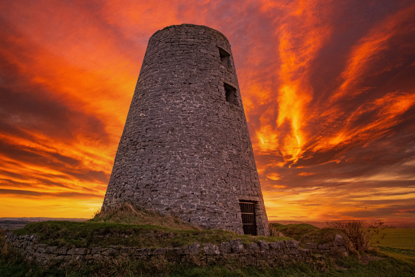 Sunset at Cleadon Mill