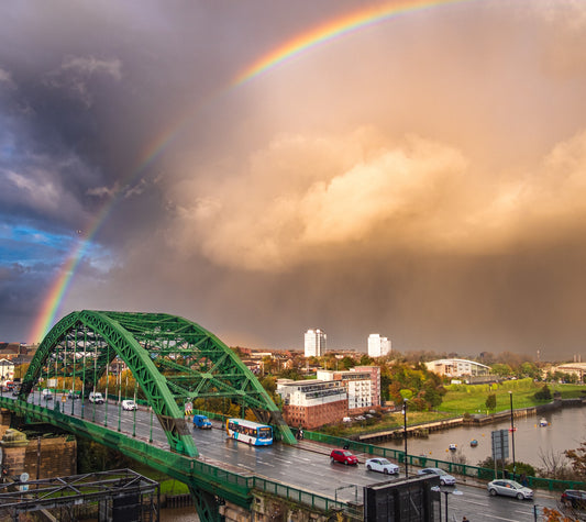 Rainbow over Wearmouth