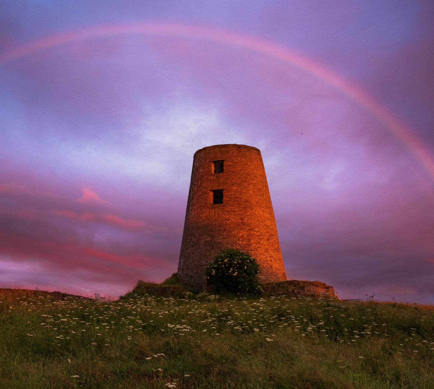 Sunset Rainbow at Cleadon Mill