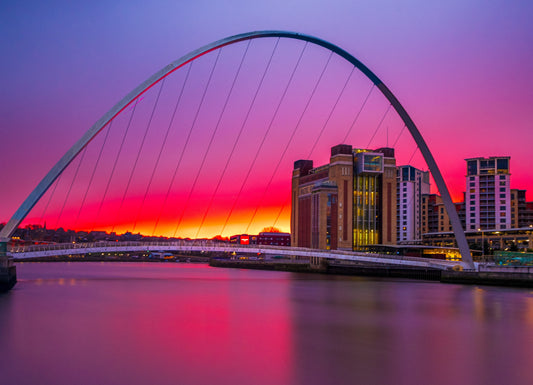 Sunrise over the Tyne