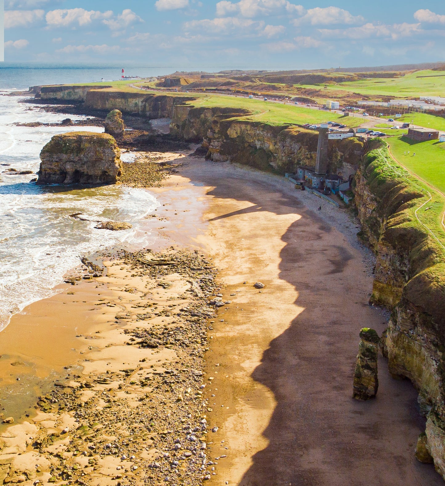 Drone photo of Marsden bay