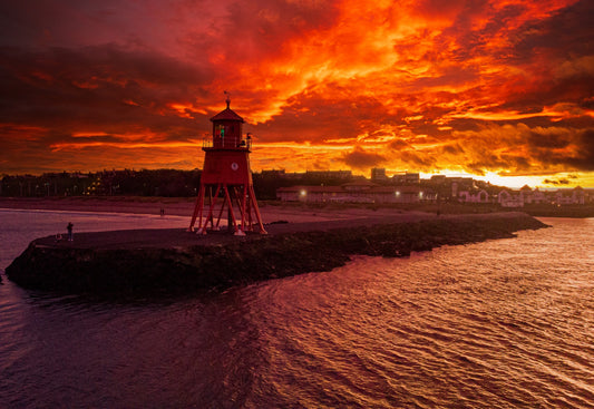 Sunset at The Groyne