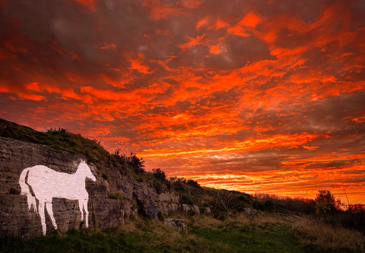 Sunset at the White Horse