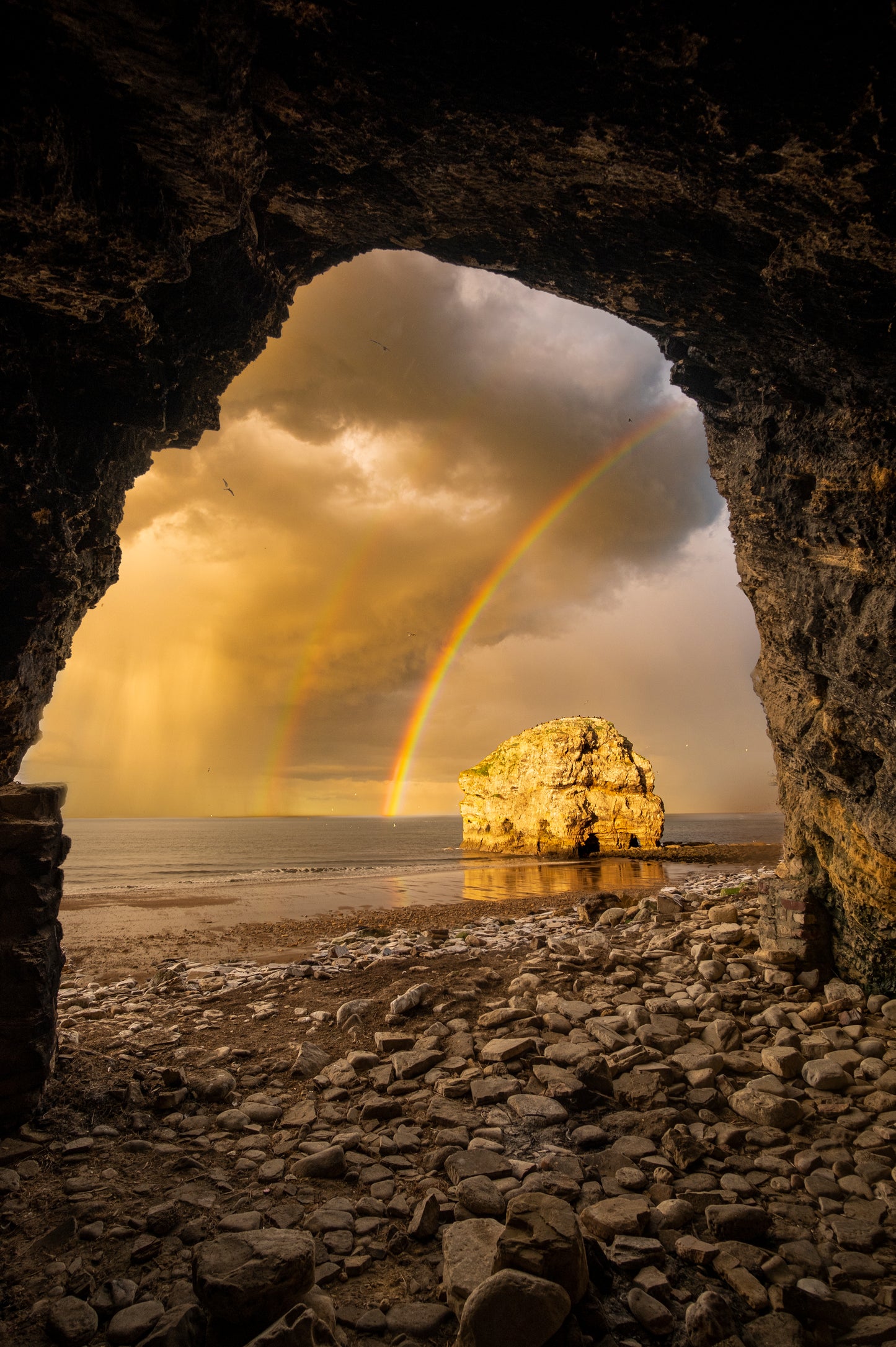 Rainbow from Marsden Cave