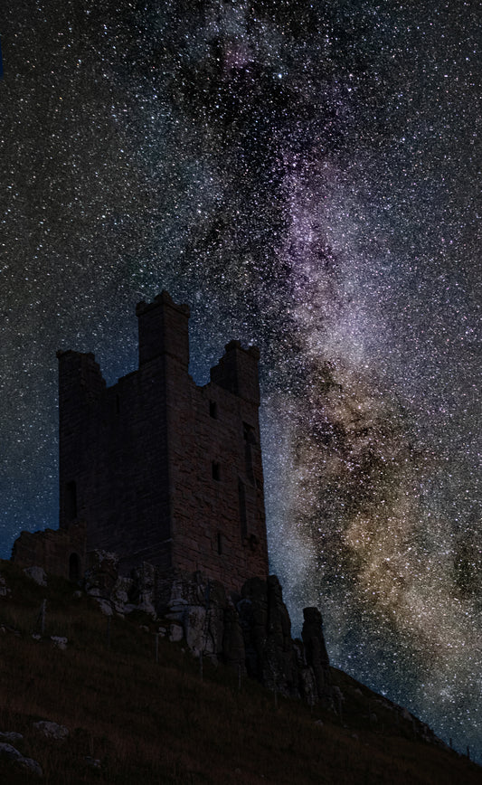 Milky way at Dunstanburgh Castle