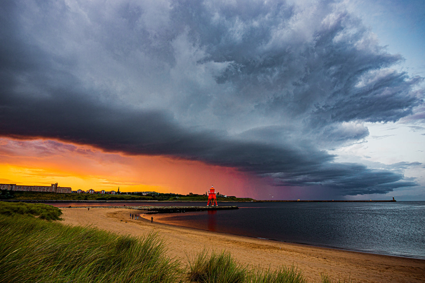 Storm clouds over the Tyne