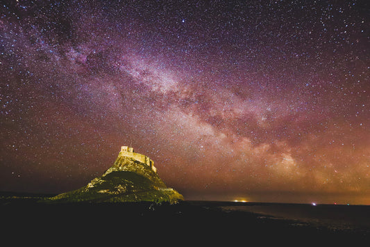 The Milky way over Holy Island