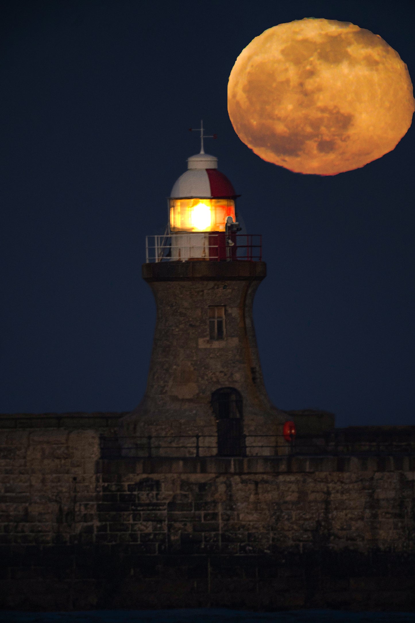 Moon Rise at the Pier