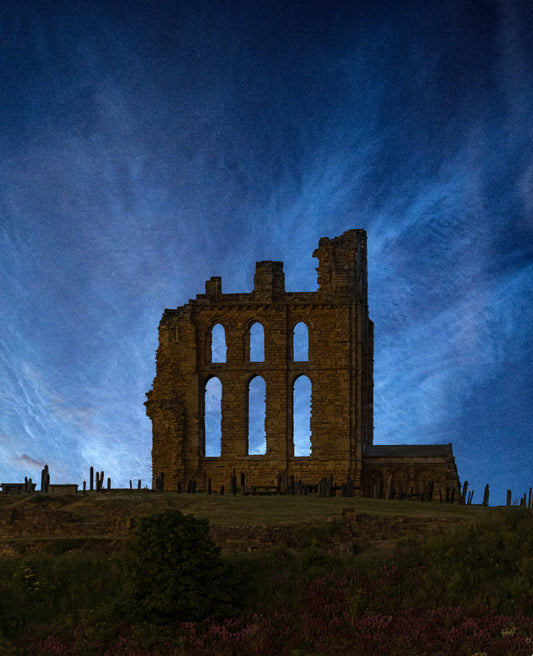 Tynemouth Priory Noctilucent clouds